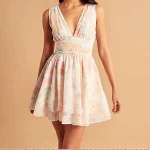 Abercrombie flirty drama dress size petite xxs - sold out online